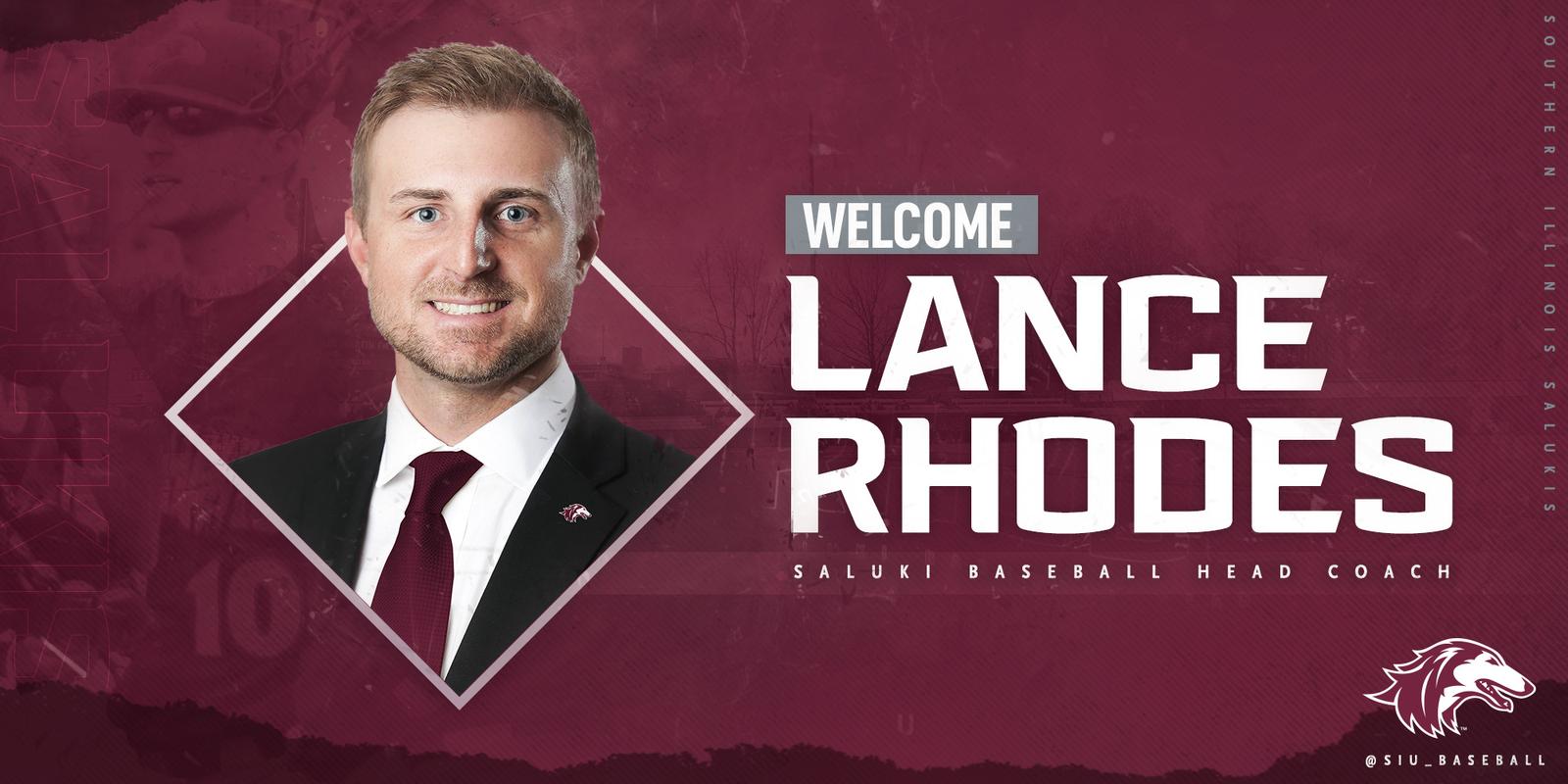 Lance Rhodes announced as Saluki Baseball Head Coach - Southern ...