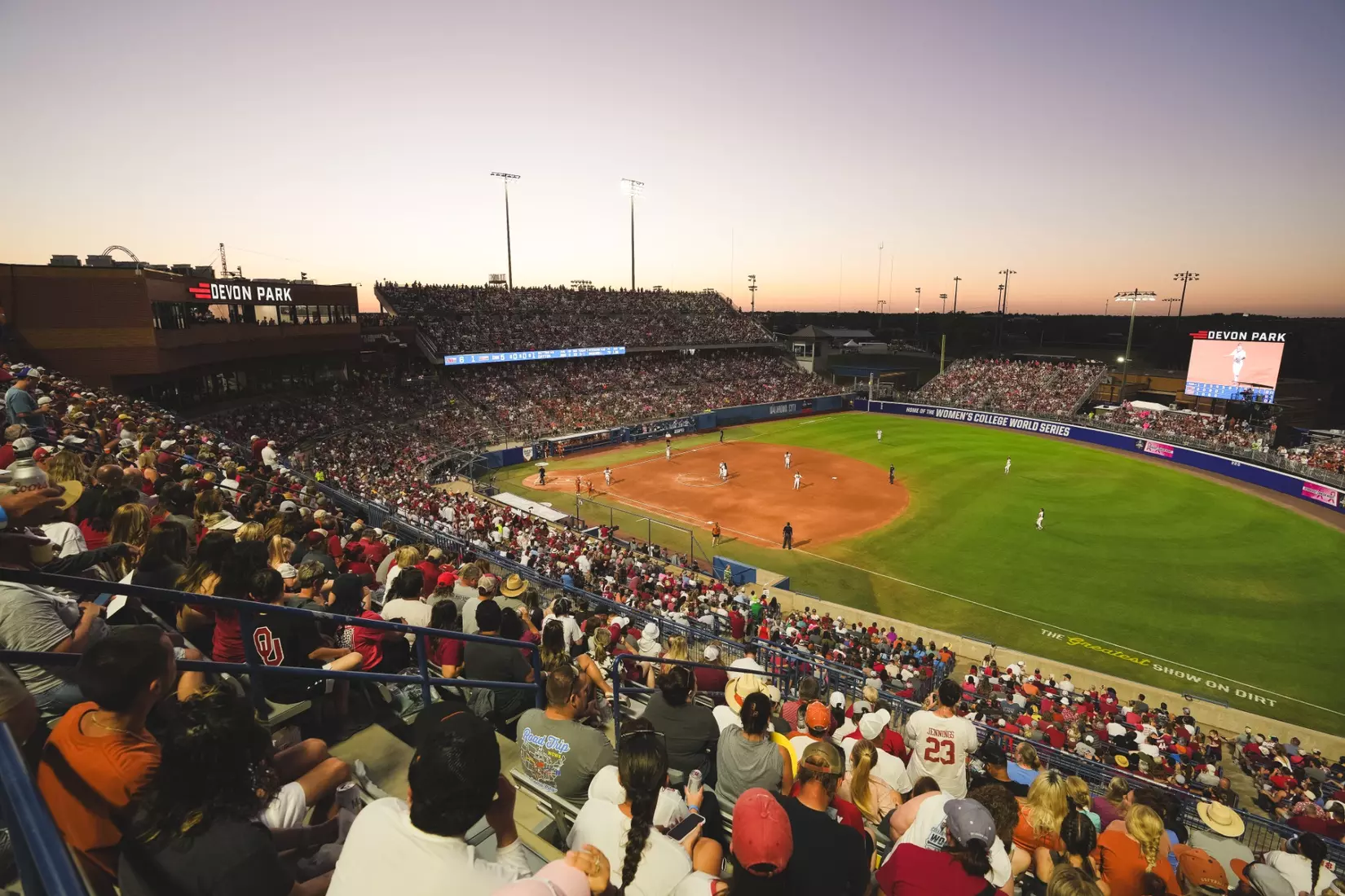 Wcws Seating Sooners Power Past Texas in WCWS Championship Series Opener ...