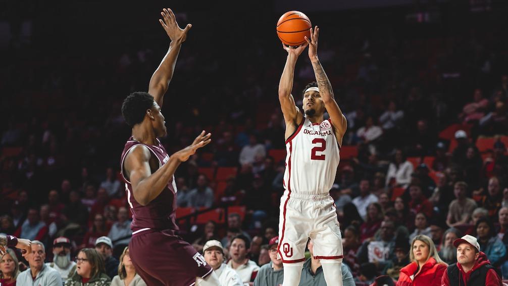 Tom Goodine Goodine Scores 34 in Narrow Loss to No. 10 Aggies - University of Oklahoma