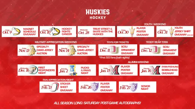 Magnetic Inn Header Men's Hockey Promotional Schedule - St. Cloud State University Athletics