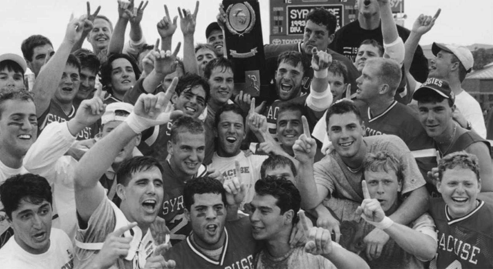 George Rooks Cuse 1993 Team Honored for 25th Anniversary - Syracuse University Athletics