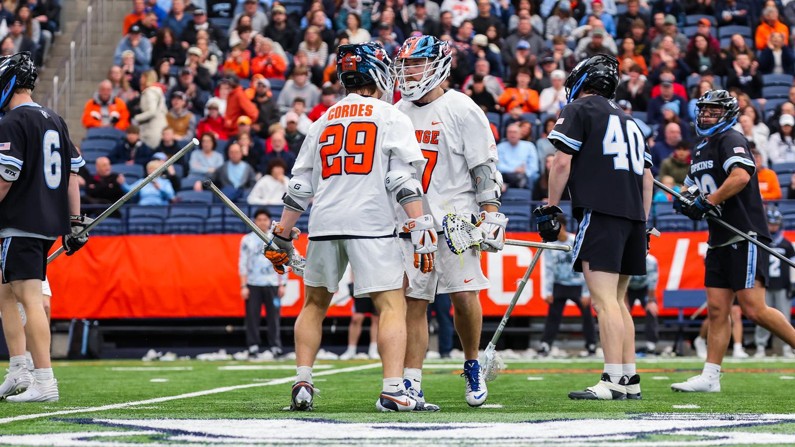 George Rooks Cuse #11 ’Cuse Tops #7 Hop in Instant Classic - Syracuse University Athletics