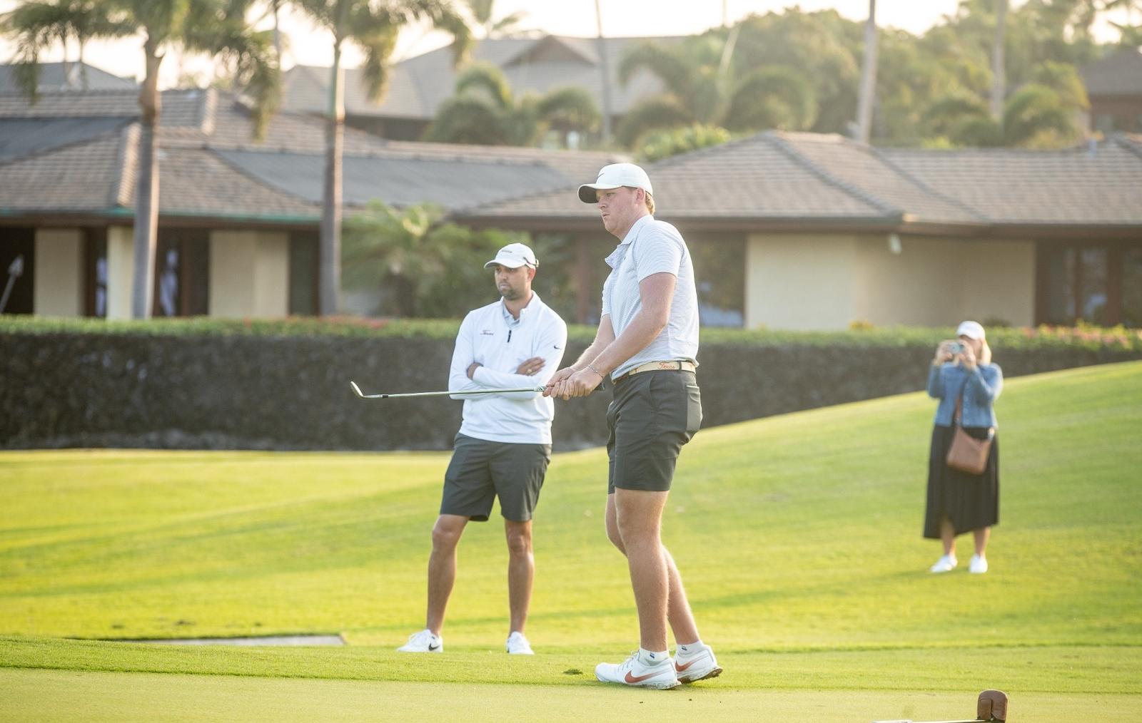Ari Morrison No. 5 Men’s Golf moves up to fourth after second round at Amer Ari ...
