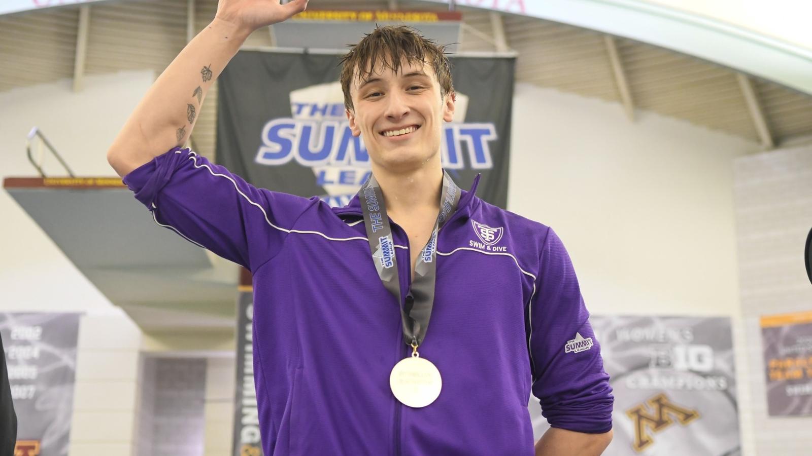 Joe Rudd Joe Rudd earns Swimming & Diving All-Summit League honors - The ...