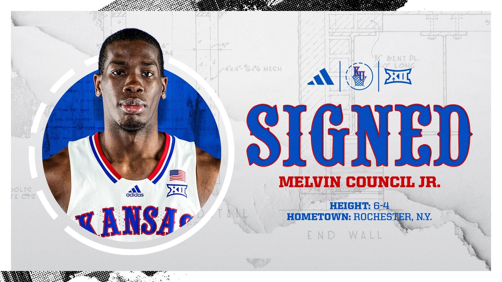 Melvin Council Jr. Signs with Kansas - University of Kansas