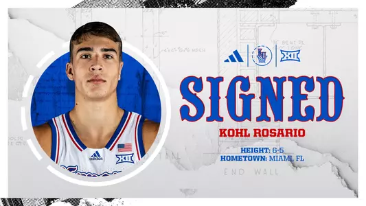Kohl Rassario Kohl Rosario Signs with Kansas - University of Kansas