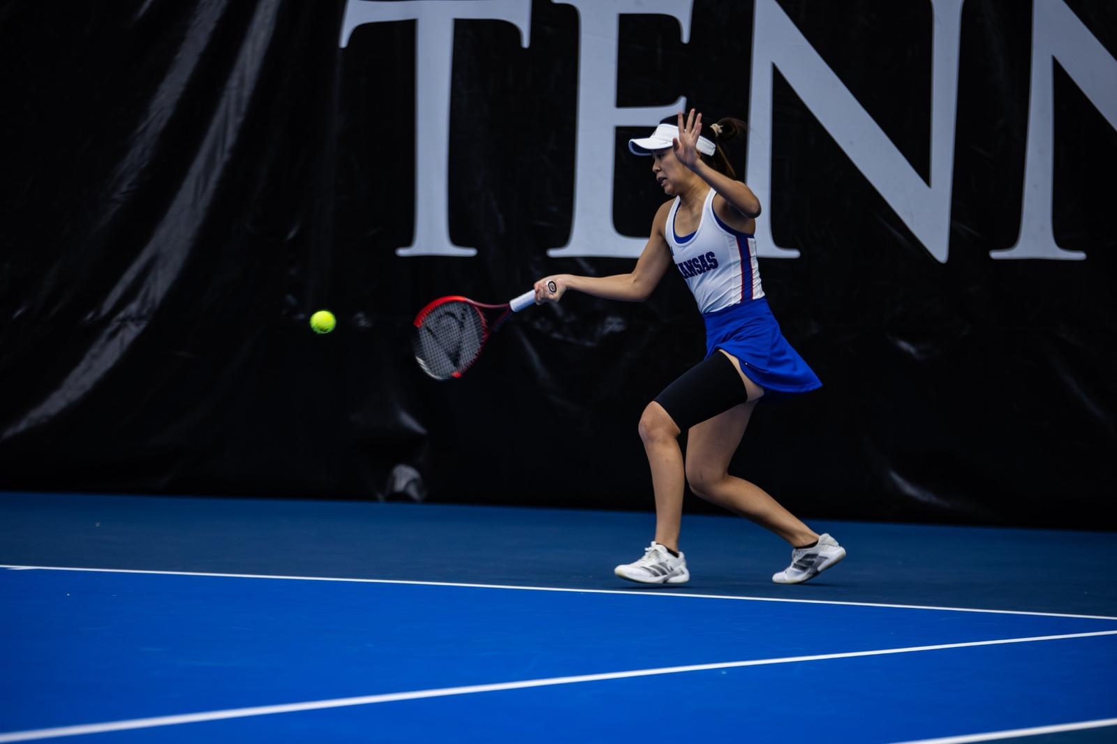 Kansas Tennis Drops Tough 4-3 Match to Wichita State Sunday Afternoon ...