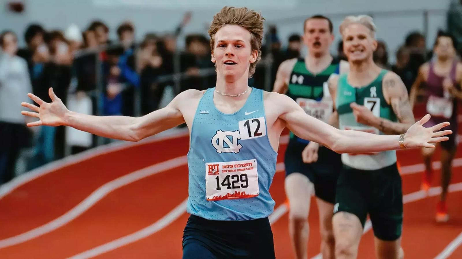 Ethan Rios Track Strand Tabbed ACC Track Performer Of The Week - University of North ...