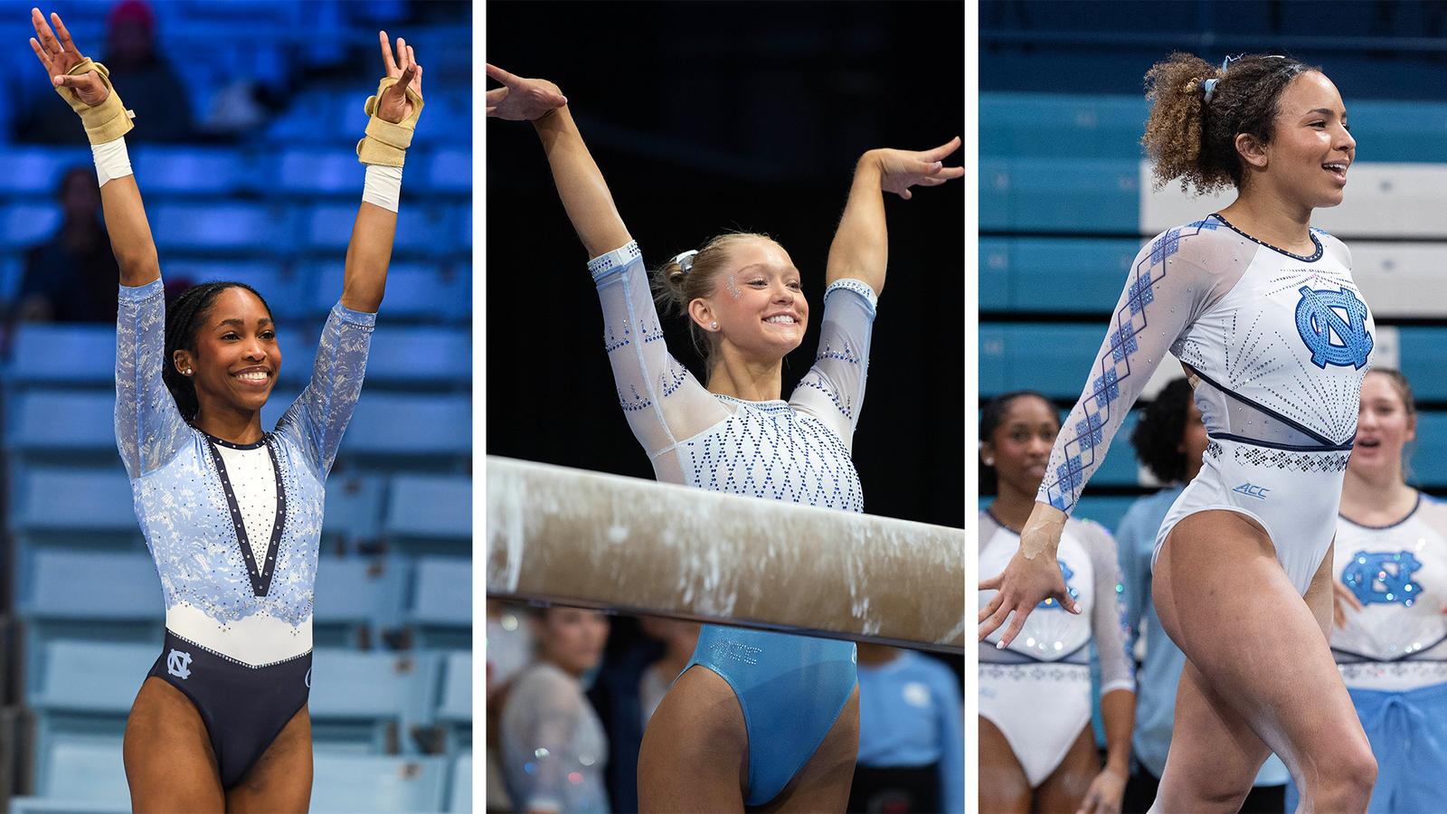 Three Gymnasts Land All-ACC Honors - University of North Carolina Athletics