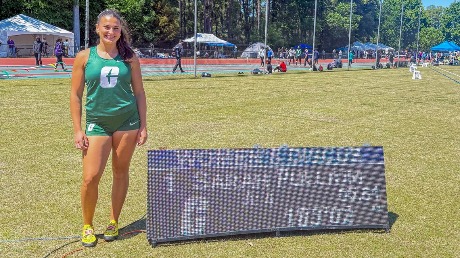 Mrs. Pullium Sarah Pullium Named American Conference Women's Field Athlete of the ...