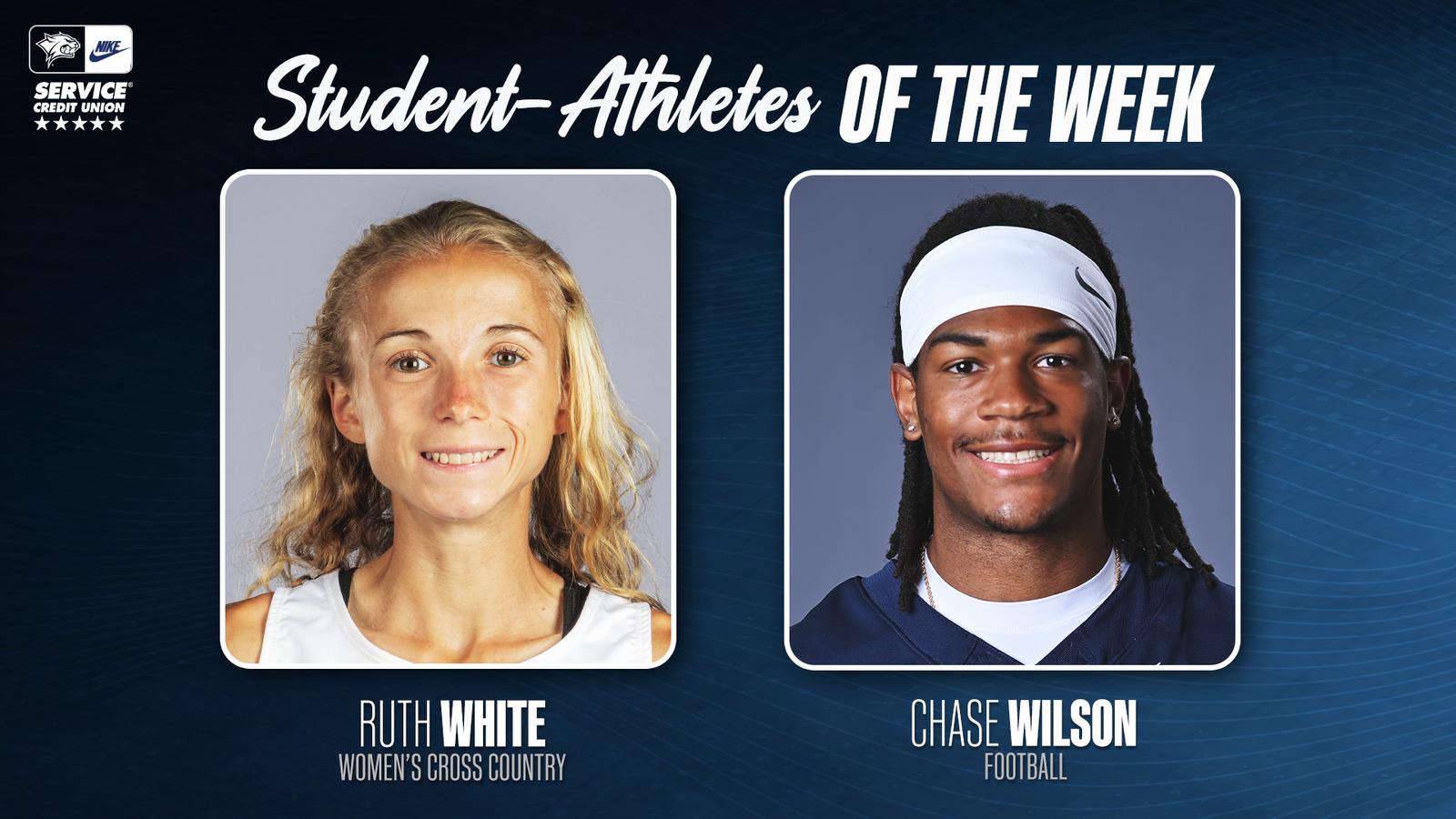 Chase Jason Ruth Service Credit Union Student-Athletes of the Week: Ruth White and Chase ...