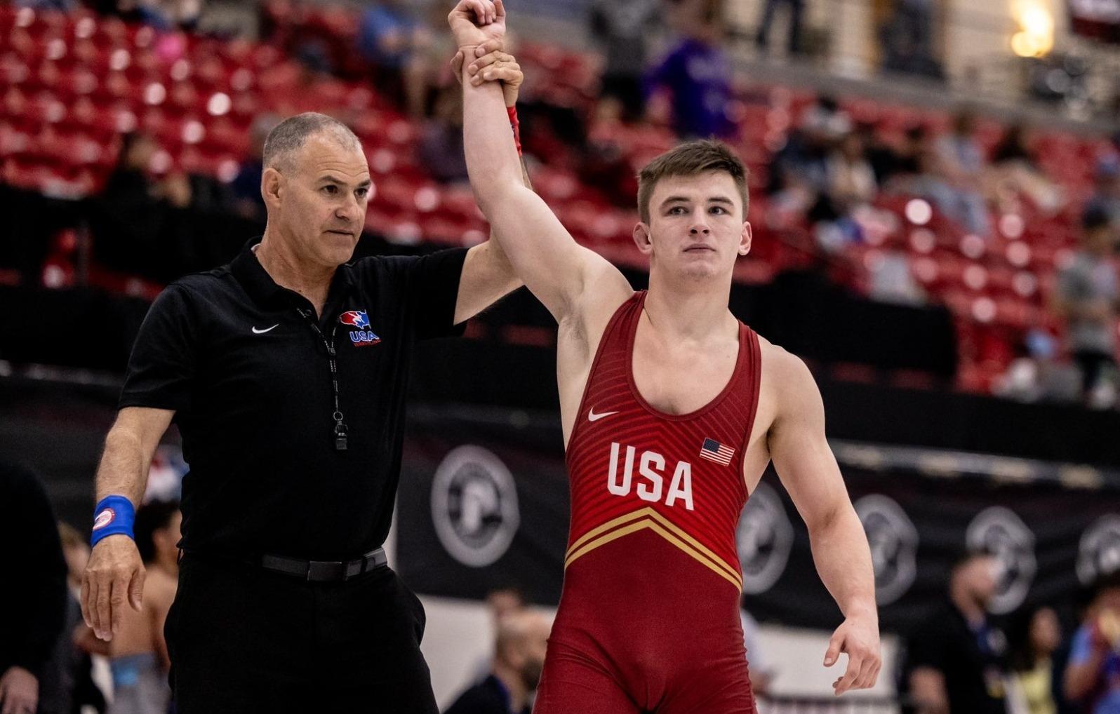 Josh Rinken UNI wrestling: Land, Rinken earn All-American status at U20 U.S. Open ...