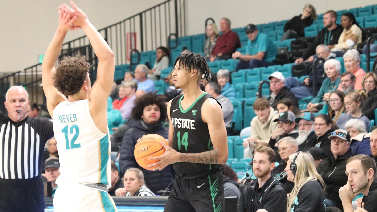 Calvin Rideau Jr Men's Basketball Battles Back to Force Overtime at Coastal Carolina Led ...