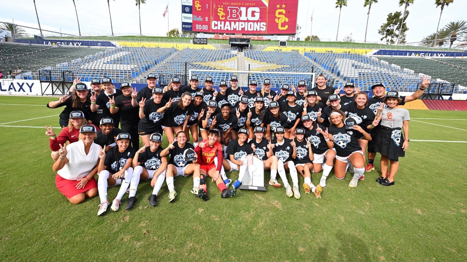 USC Women’s Soccer Defeats UCLA and Claims Big Ten Regular Season Title ...