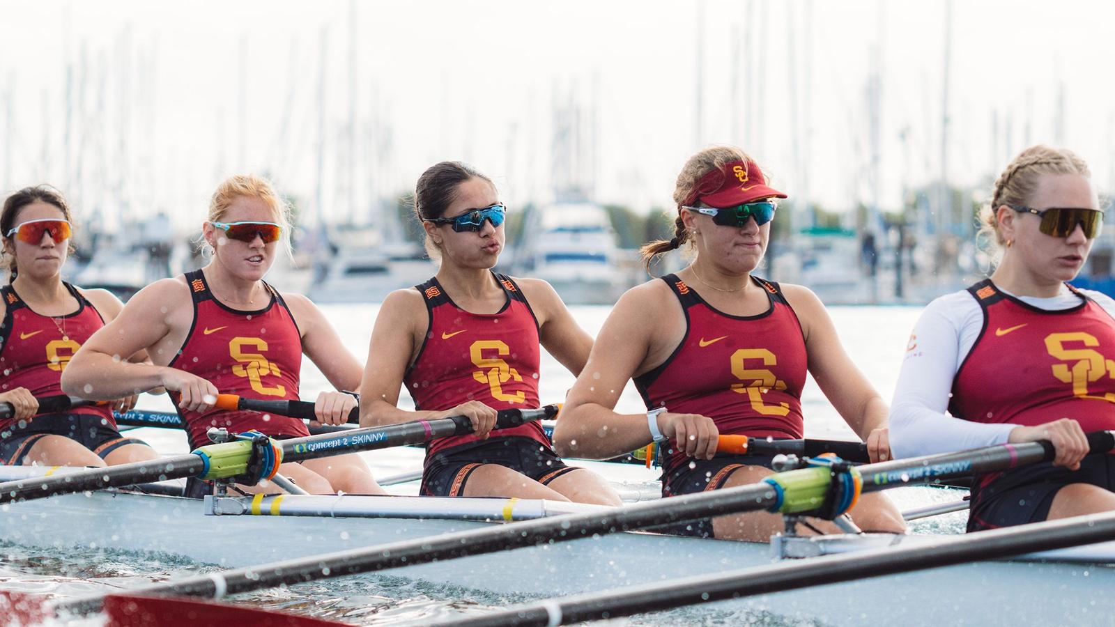 USC Rowing Sets Up In Indianapolis For Racing At First Big Ten ...