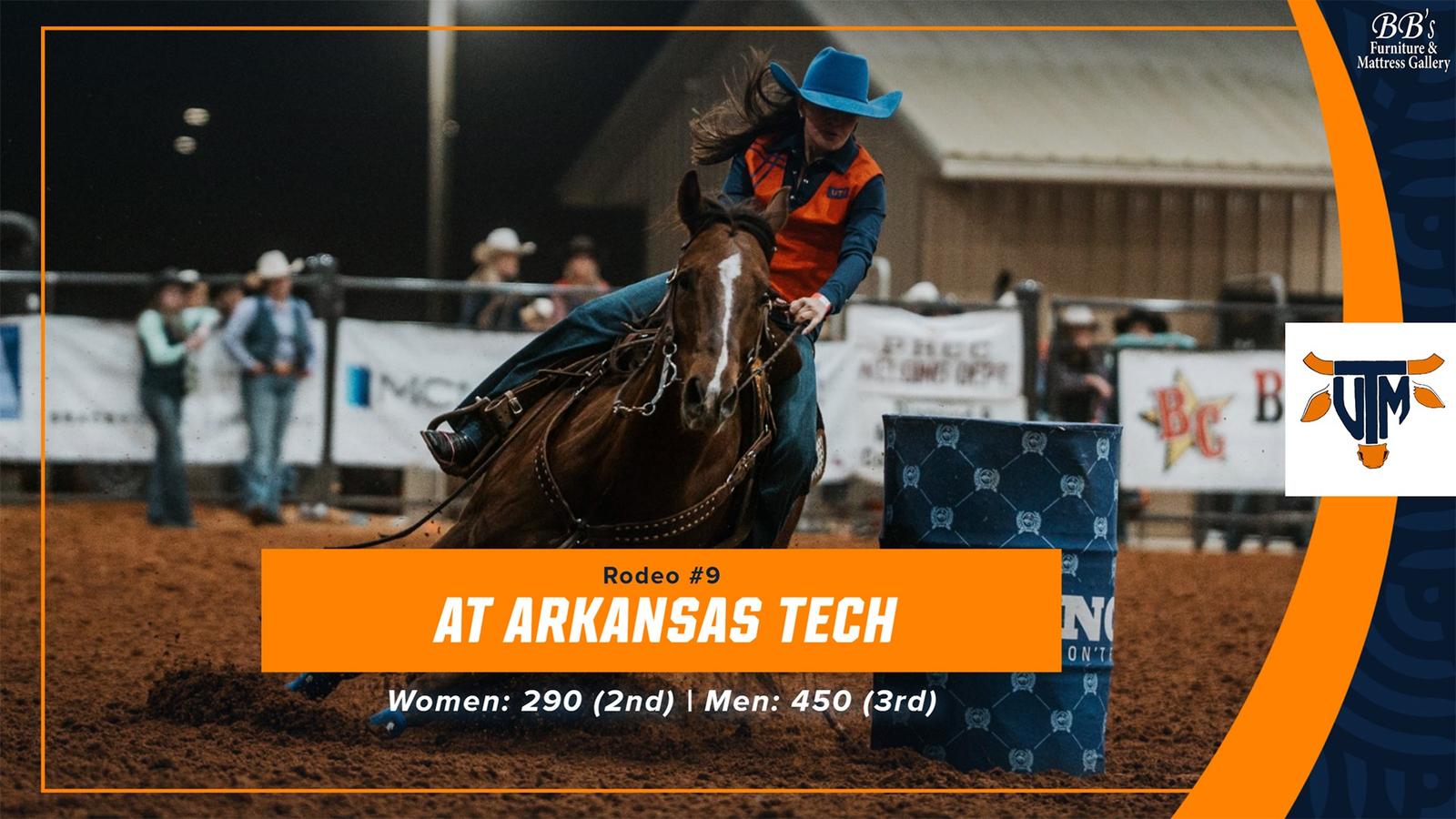 Utm Rodeo Logo Both Rodeo Teams Turn In Impressive Top-Three Finishes At Arkansas Tech ...
