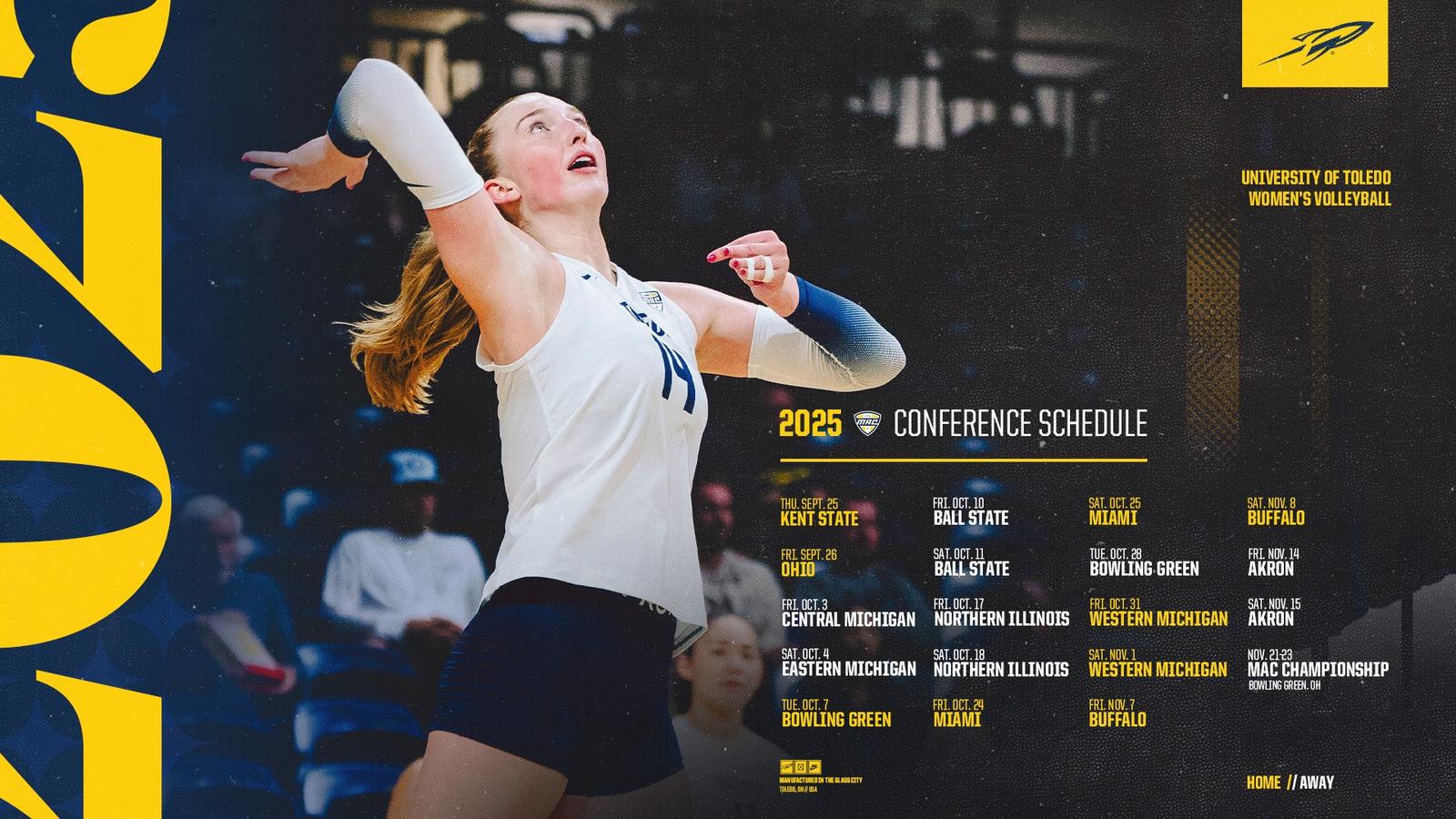 Toledo Announces Conference Schedule for 2025 Season - University of ...