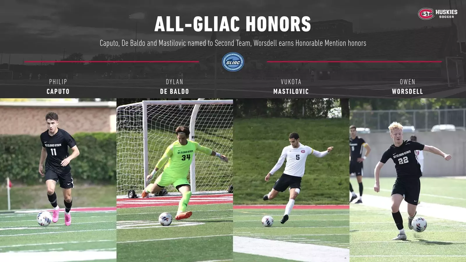 Four Huskies Earn AllGLIAC Honors St. Cloud State University Athletics