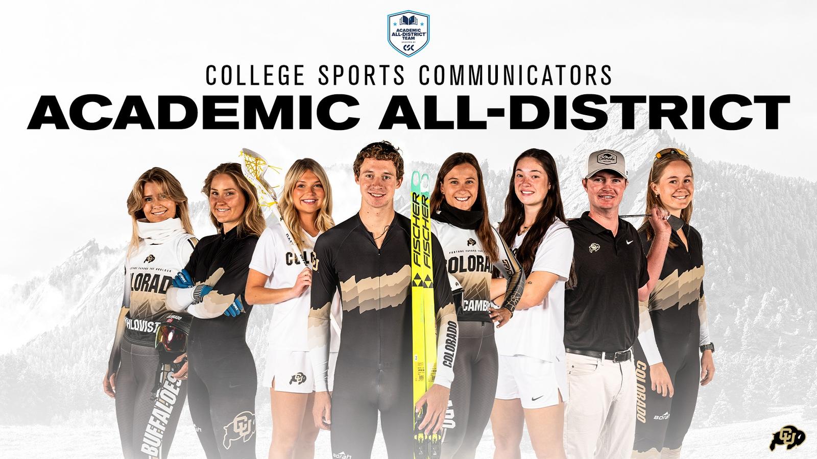 Eight Buffaloes Earn CSC Academic All-District Honors