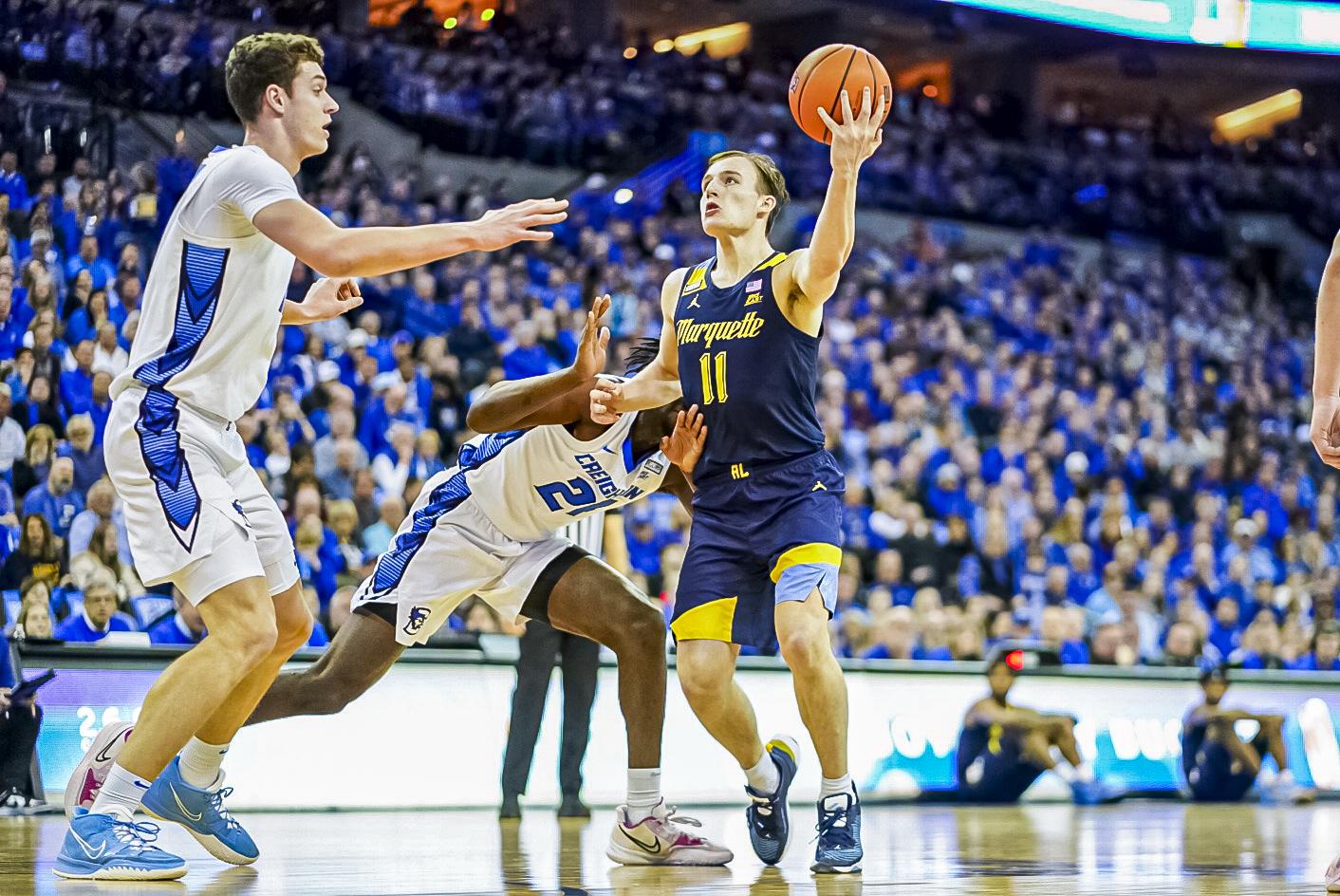 No. 10/9 #MUBB Rallies For 73-71 Win At No. 19/19 Creighton - Marquette ...