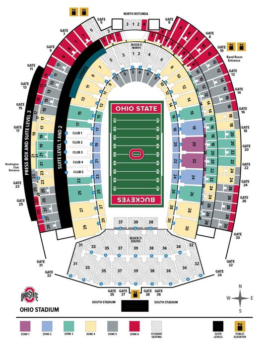 Osu Stadium Seating Chart