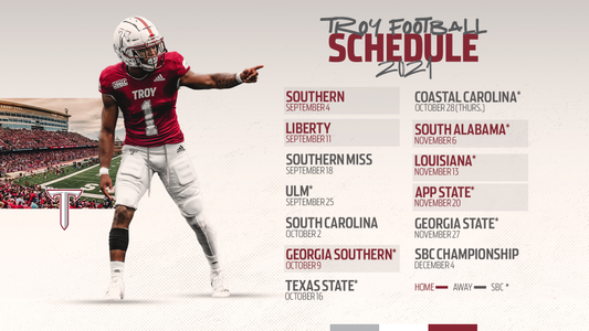 South alabama football online schedule