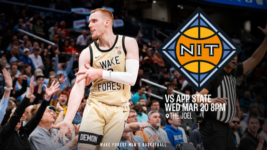 Wake Forest Selected to NIT as No. 1 Seed Will Face App State on